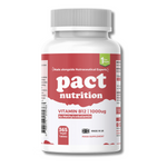 Pact Nutrition Vitamin B12 supplement bottle on a white background