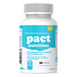 Pact Nutrition Magnesium Glycinate Complex Capsules on white background